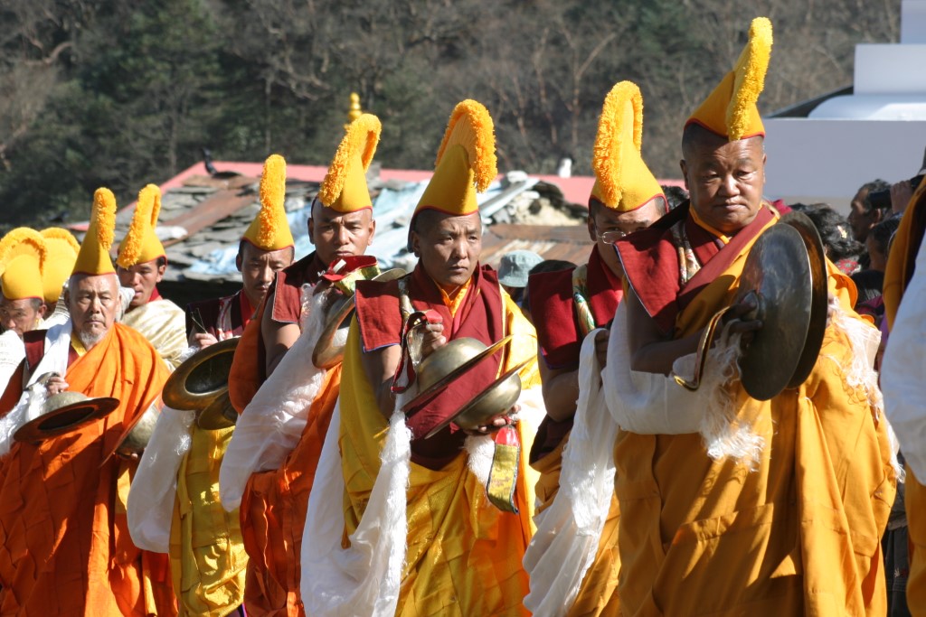 Monk procession