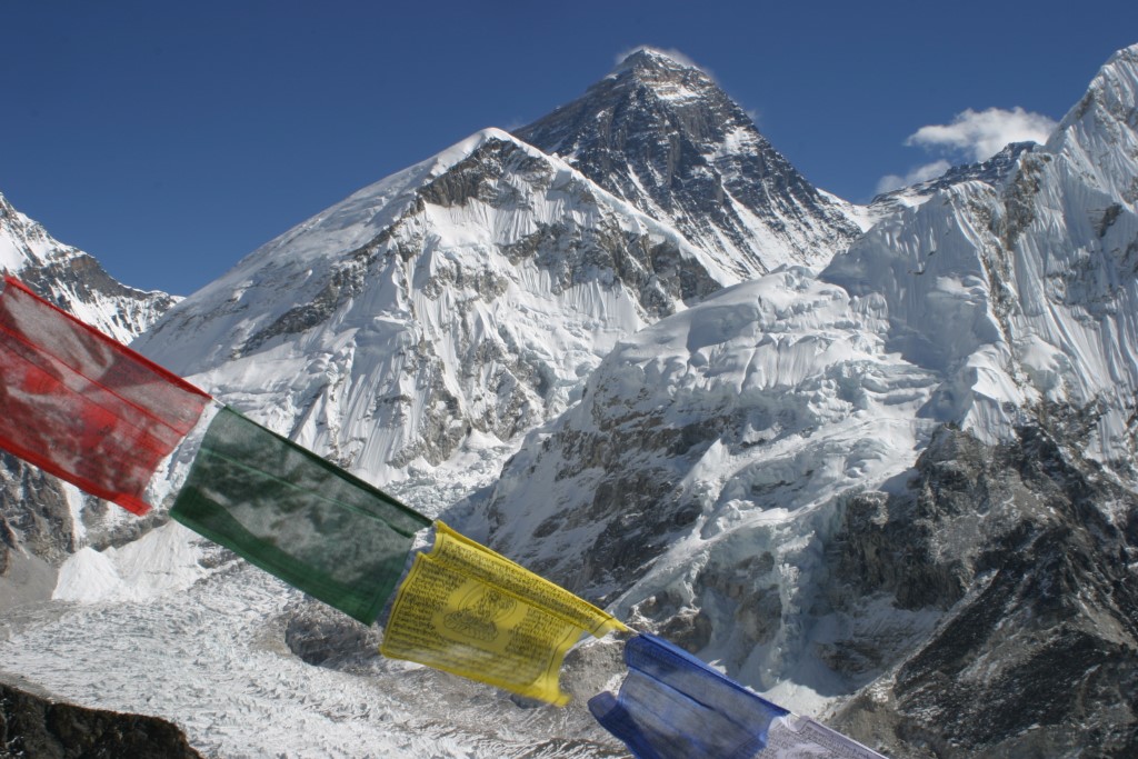 Flags and Everest