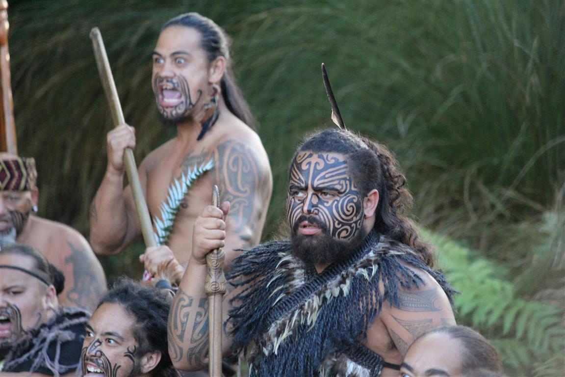 The Maori welcome committee