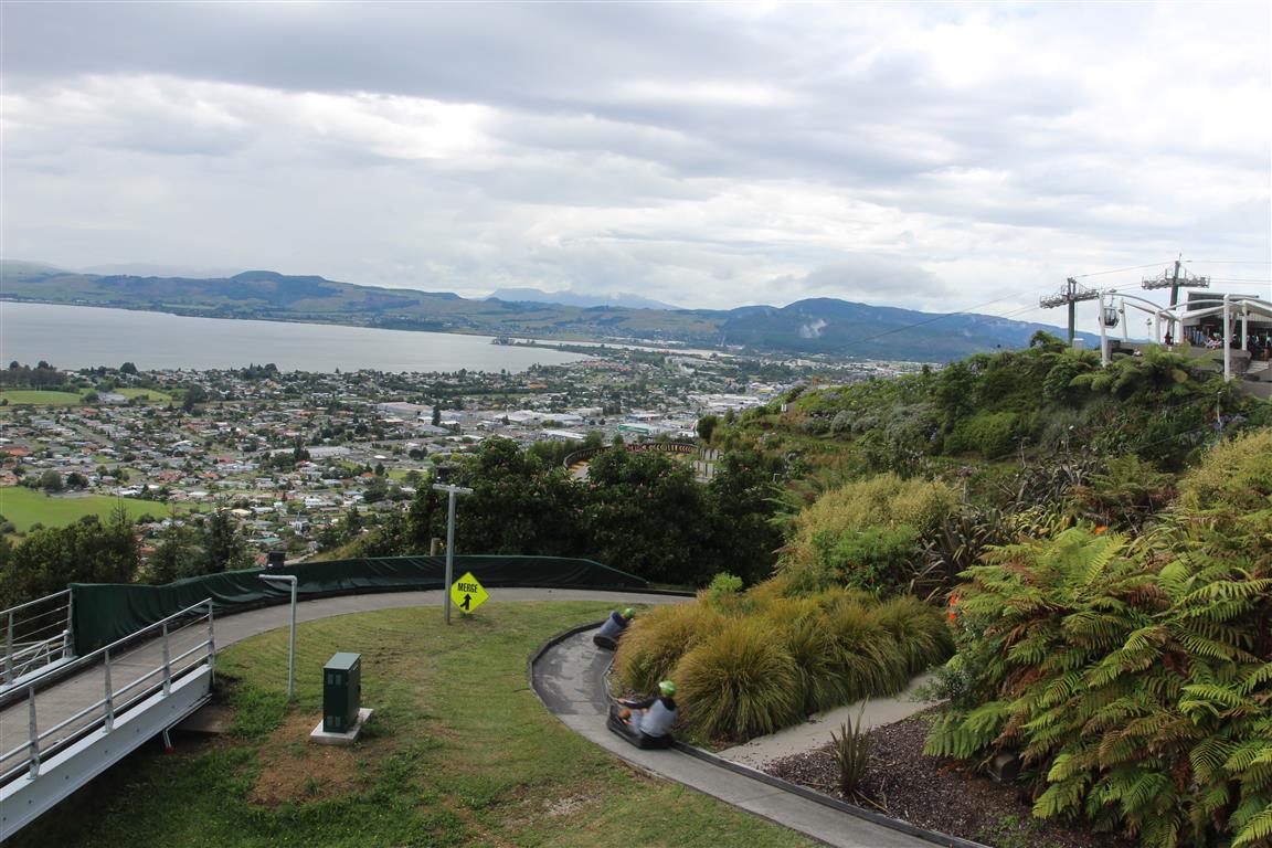 View over lake Rotorua