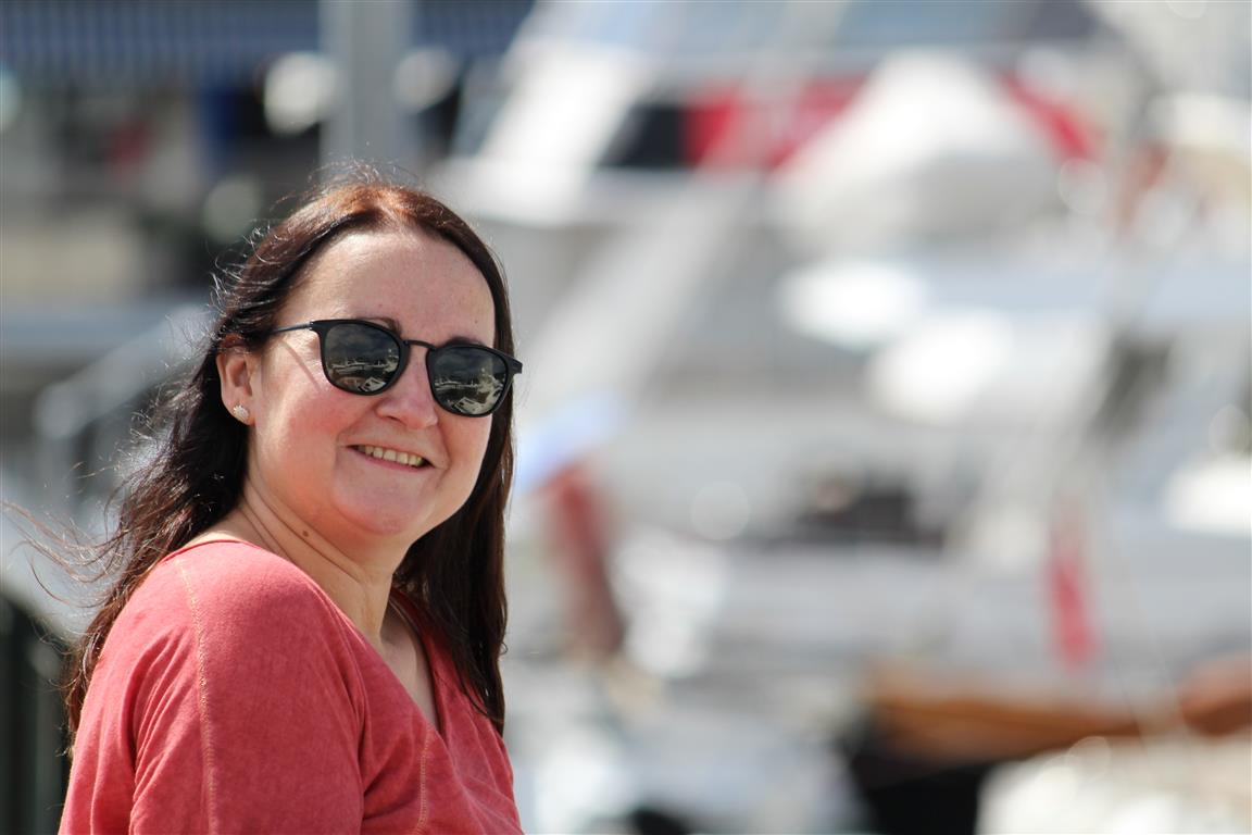 Tracy at Auckland harbour