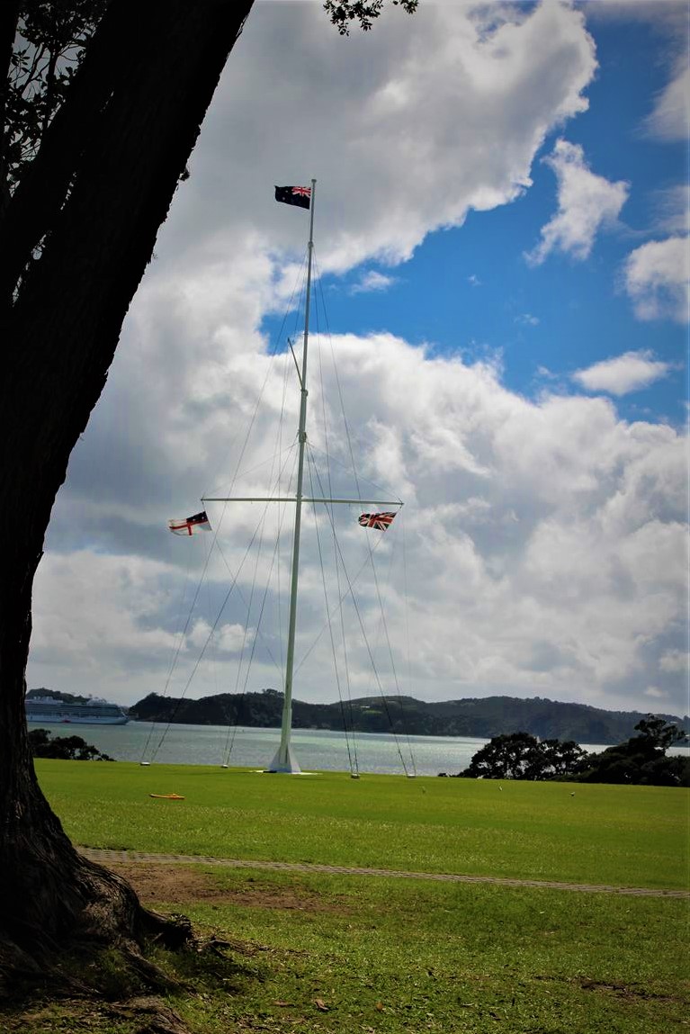 Flagpole at Waitangi
