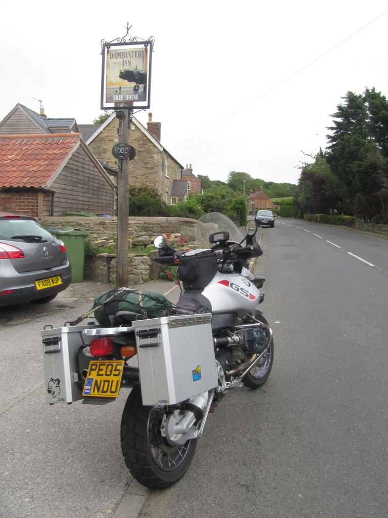 Outside the Dambusters Inn, Scampton