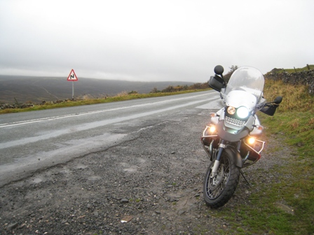 Out enjoying the mists above Hartside…