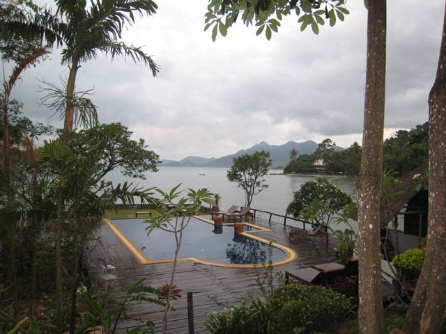 The view over the pool, Siam Bay Resort, Koh Chang...