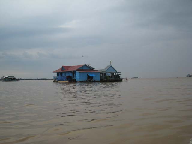 Floating church, Tonle Sap