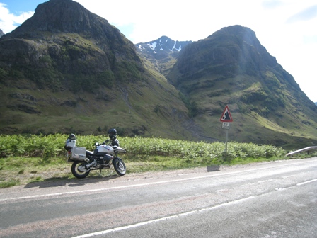 At the roadside in Glencoe