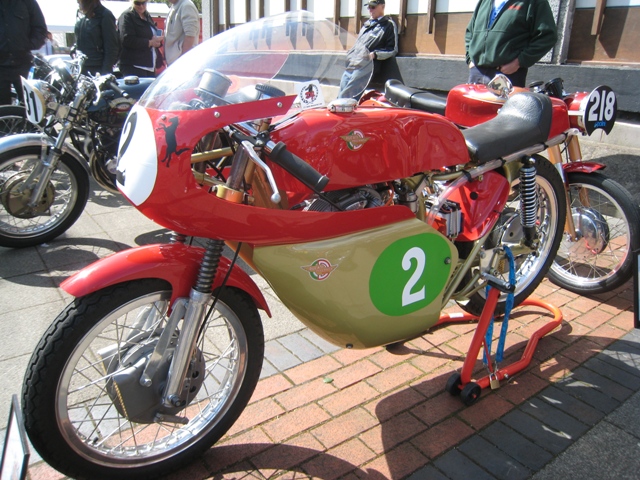 A beautiful classic MV Augusta race bike