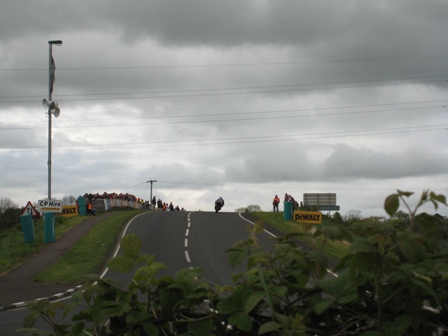 NW200 practice session at University Corner