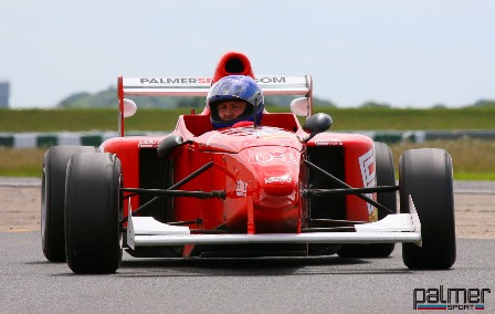 Paul in Formula Palmer Audi racer