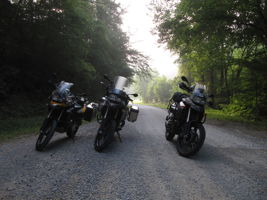 The trail starts here - outside Jellico, Tennessee