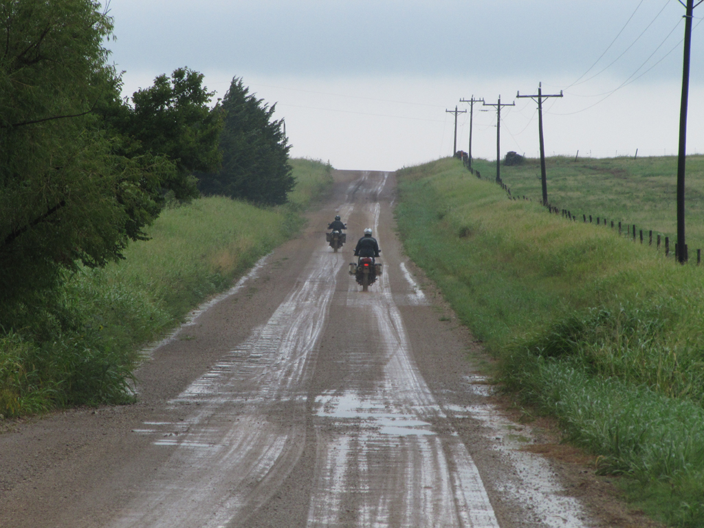 Splashing about in the Oklahoma mud