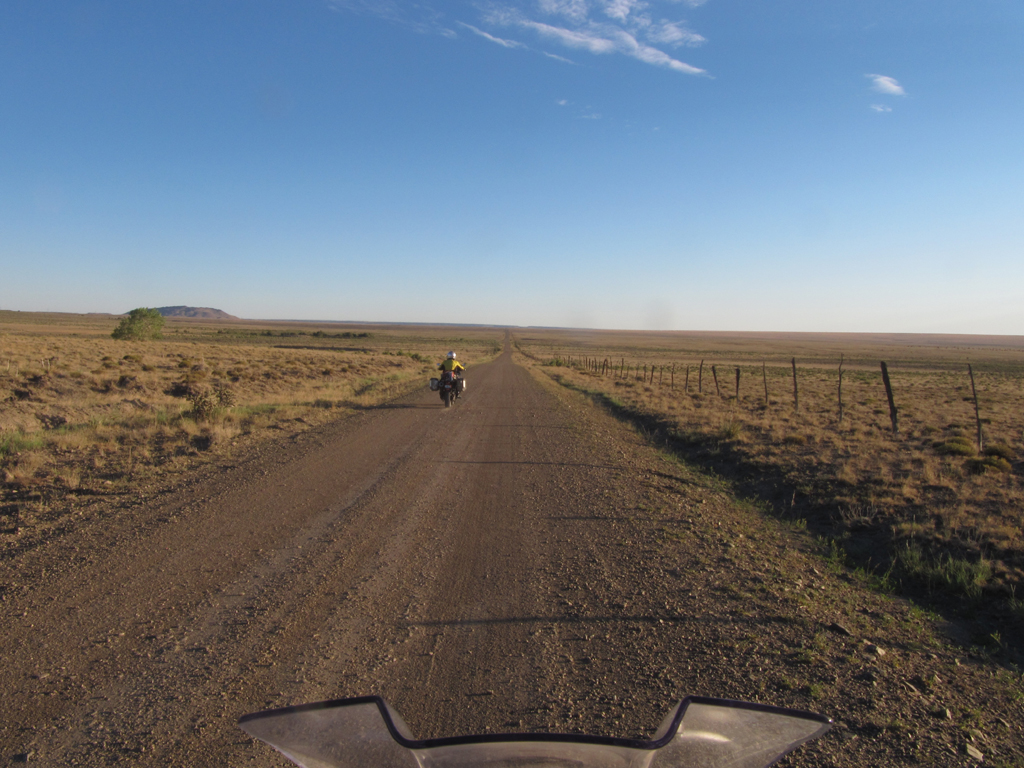 Back on the trail outside Trinidad, CO