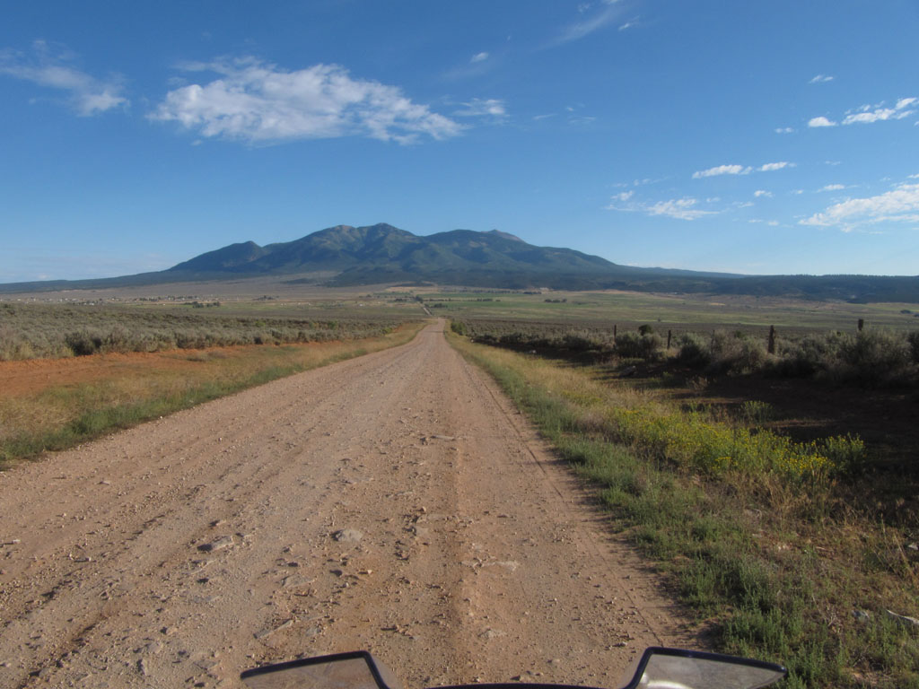 Heading towards the mountains in Utah