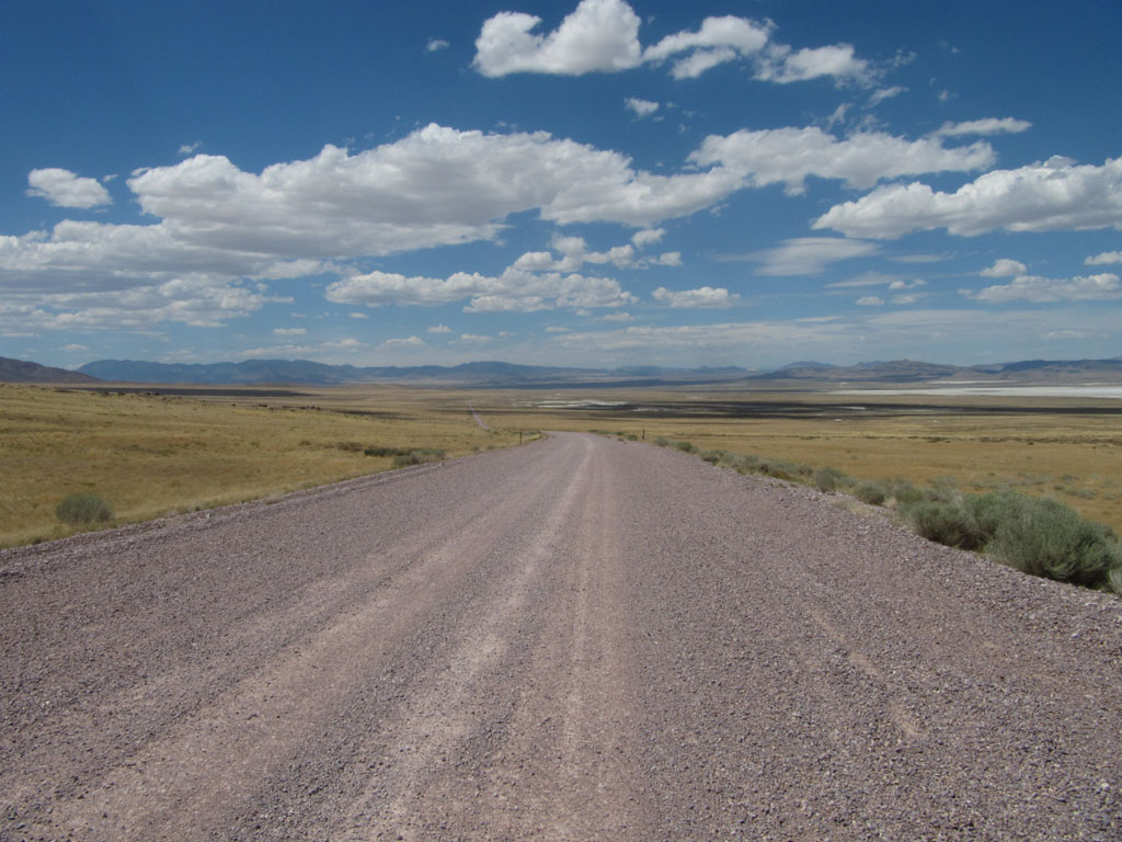 Utah landscape and salt flats