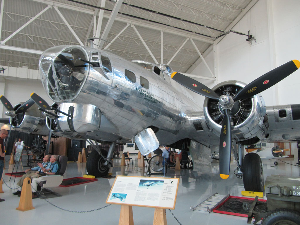 Hardly a small plane... the B-17 bomber