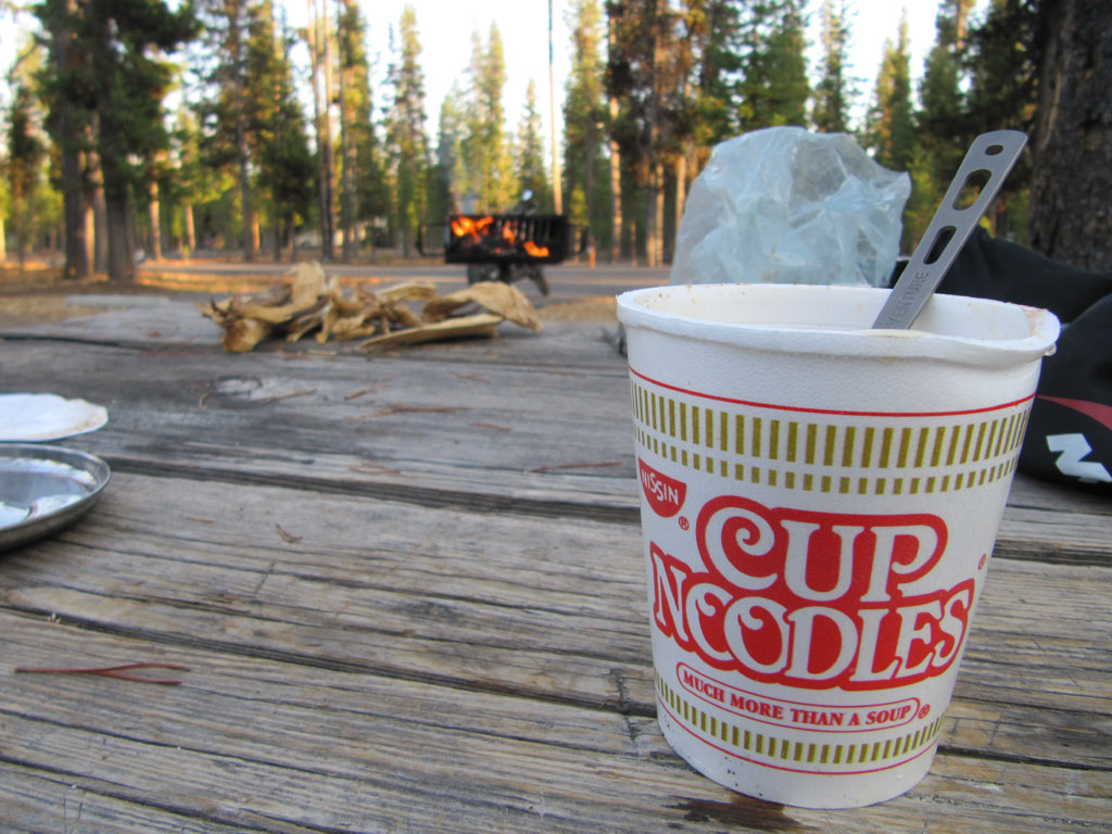 Another appetising campground meal