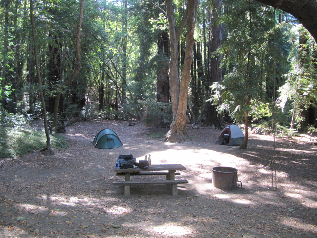 Campsite at Big Sur
