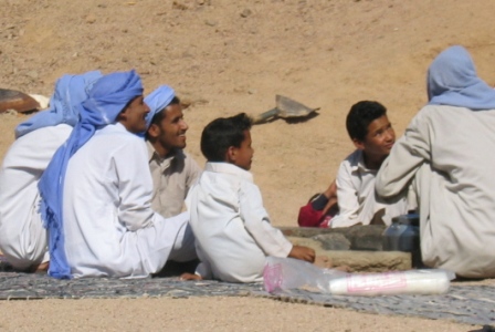 Bedouins chatting