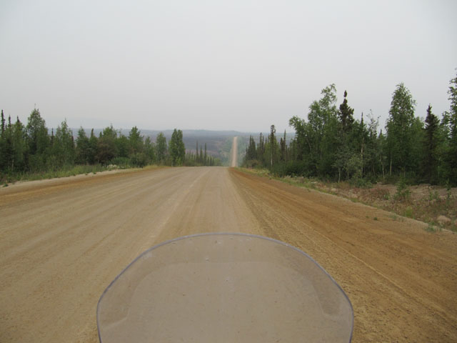 The Dalton Highway north of the Yukon river