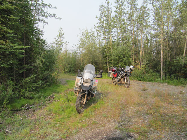 At the trailhead in the middle of nowhere...