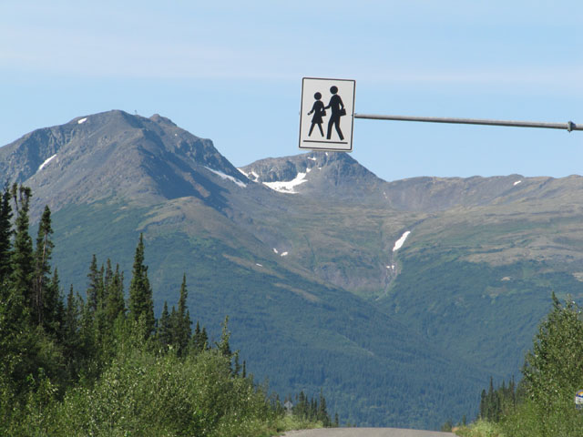 Who are these giants on the top of the mountain?