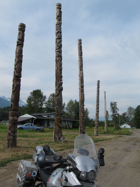 Totem Poles at Kitwanga