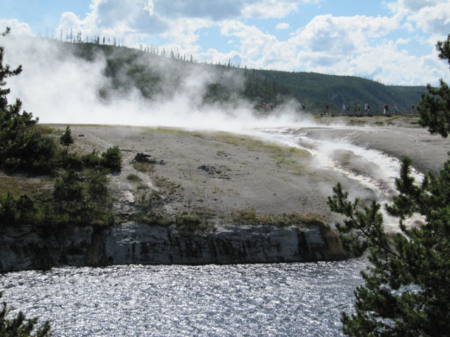 Boiling river, Yellowstone