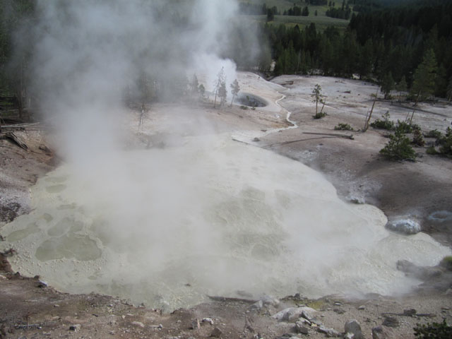 Sulphur pools, Yellowstone