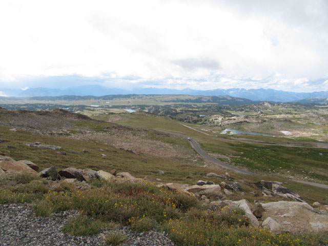 Near the top of Bear Tooth Pass