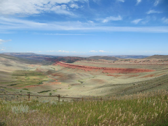 The ever-changing landscape of southern Wyoming...