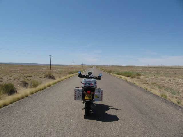 The start of the alternate route into Moab...