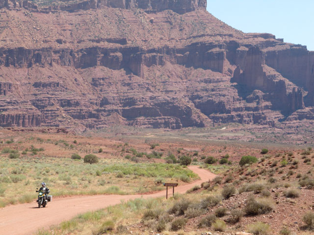 Chris, modern-day John Wayne (with a Scottish accent and a motorcycle for a horse...)