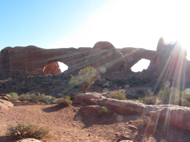 North and South Windows arches...