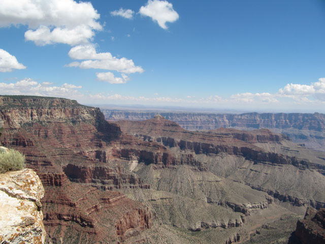 Looking out from the viewpoint atop Angel's Window