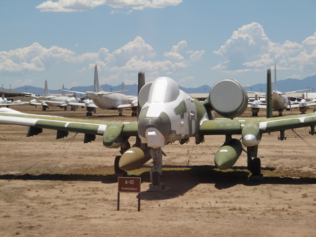 The A10 Thunderbolt... serious firepower...