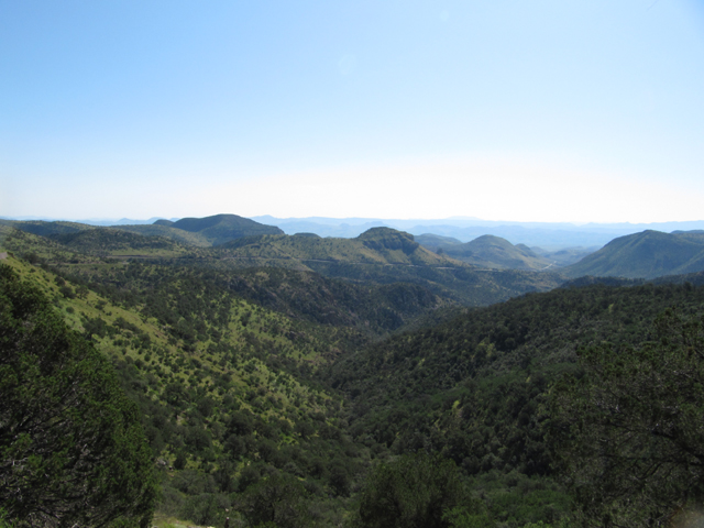 In the mountains in Mexico...