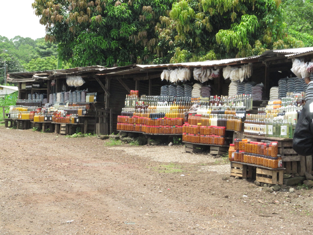 Roadside stalls...