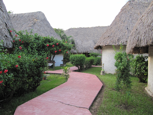 The hotel at Palenque...