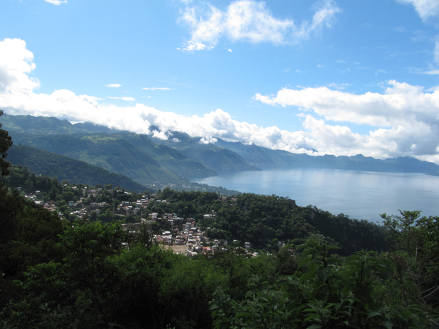 The view over Panajachel and the lake... The view over Panajachel and the lake...