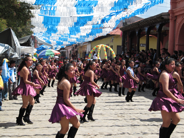 Dancing girls...