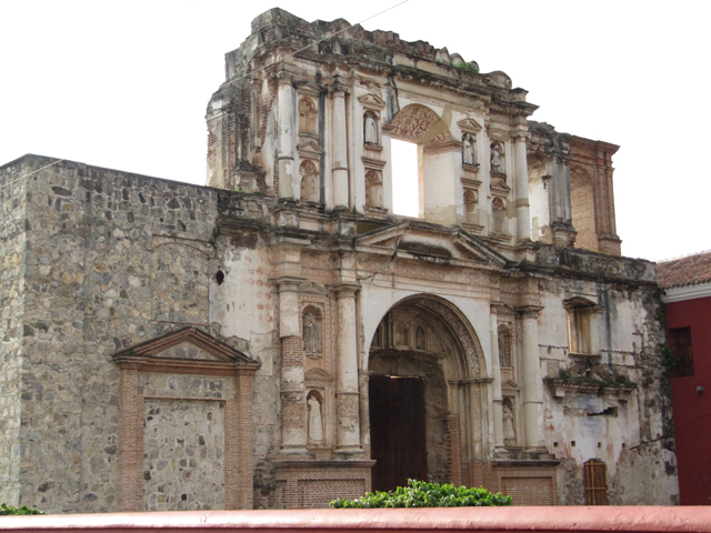 One of the ruined churches in Antigua Guatemala...