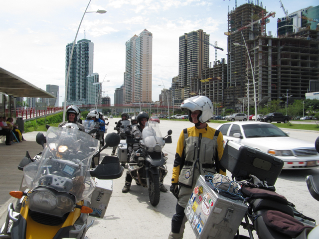 Working out a new route through Panama City... Working out a new route through Panama City...