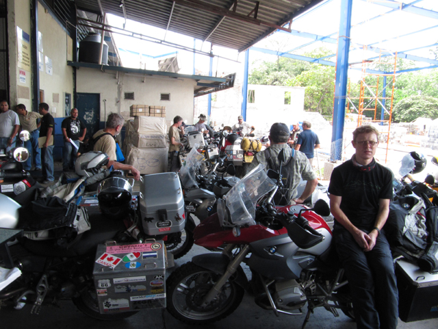 Waiting at the freight agents... Waiting at the freight agents...