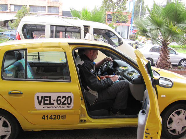 Big bloke in small car...