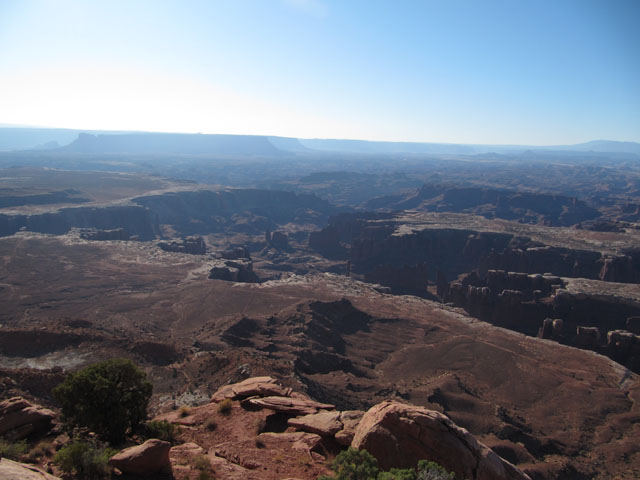 Looking out from Grand View Point...