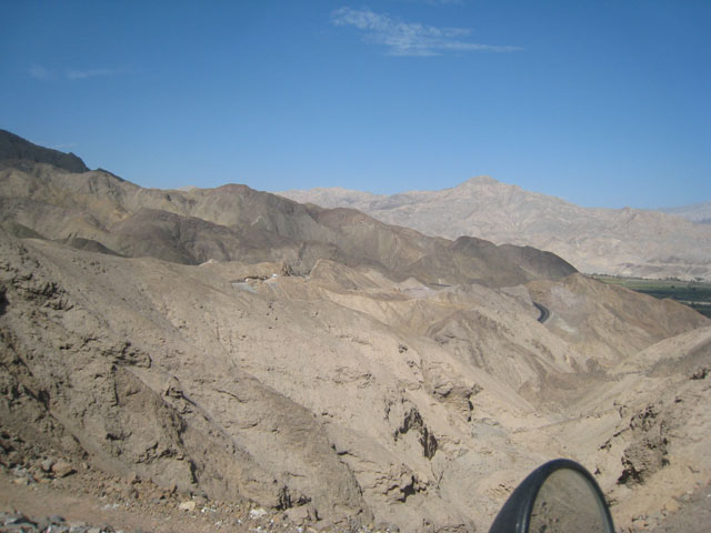 There's a road down there somewhere... on the way to Nazca