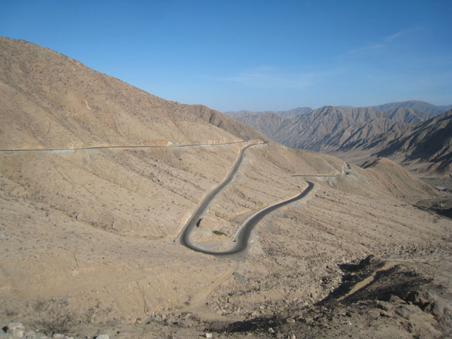 Early morning and a perfect mountain road...