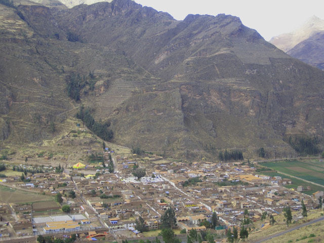 The town of Pisac, Peru...