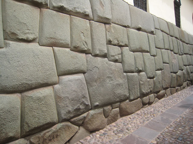 Inca 12-sided stone in Cusco...